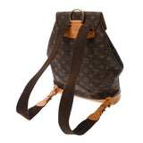 LOUIS VUITTON ルイヴィトン モノグラム モンスリ GM ブラウン M51135 ユニセックス モノグラムキャンバス リュック・デイパック ABランク 中古 銀蔵