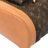LOUIS VUITTON ルイヴィトン モノグラム モンスリ GM ブラウン M51135 ユニセックス モノグラムキャンバス リュック・デイパック ABランク 中古 銀蔵