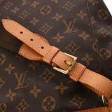 LOUIS VUITTON ルイヴィトン モノグラム モンスリ GM ブラウン M51135 ユニセックス モノグラムキャンバス リュック・デイパック ABランク 中古 銀蔵