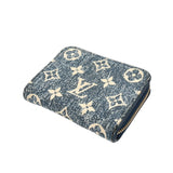 LOUIS VUITTON ルイヴィトン モノグラムデニム ジッピーコインパース マリーヌ M81185 レディース モノグラムデニム コインケース Aランク 中古 銀蔵