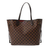 LOUIS VUITTON ルイヴィトン ダミエ ネヴァーフル MM ブラウン N51105 レディース ダミエキャンバス トートバッグ Bランク 中古 銀蔵