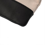 BALENCIAGA バレンシアガ ネイビークリップ L ホワイト/ブラック 373840 メンズ キャンバス レザー クラッチバッグ ABランク 中古 銀蔵