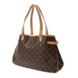 LOUIS VUITTON ルイヴィトン モノグラム バティニョール オリゾンタル ブラウン M51154 レディース モノグラムキャンバス トートバッグ ABランク 中古 銀蔵