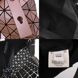 BAO BAO バオバオ BAOBAO ISSEY MIYAKE LUCENT ピンク レディース メタリックエナメル トートバッグ Aランク 中古 銀蔵