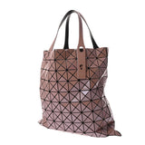 BAO BAO バオバオ BAOBAO ISSEY MIYAKE LUCENT ピンク レディース メタリックエナメル トートバッグ Aランク 中古 銀蔵