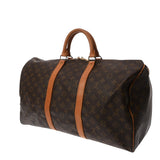 LOUIS VUITTON ルイヴィトン モノグラム キーポル 50 ブラウン M41426 ユニセックス モノグラムキャンバス ボストンバッグ Bランク 中古 銀蔵