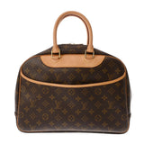 LOUIS VUITTON ルイヴィトン モノグラム ドーヴィル ブラウン M47270 レディース モノグラムキャンバス ハンドバッグ ABランク 中古 銀蔵