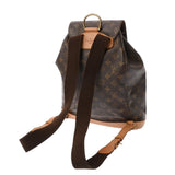 LOUIS VUITTON ルイヴィトン モノグラム モンスリ GM ブラウン M51135 ユニセックス モノグラムキャンバス リュック・デイパック ABランク 中古 銀蔵
