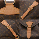 LOUIS VUITTON ルイヴィトン モノグラム モンスリ GM ブラウン M51135 ユニセックス モノグラムキャンバス リュック・デイパック ABランク 中古 銀蔵
