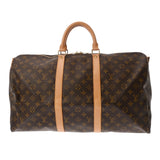 LOUIS VUITTON ルイヴィトン モノグラム キーポル バンドリエール 50 ブラウン M41416 ユニセックス モノグラムキャンバス ボストンバッグ ABランク 中古 銀蔵