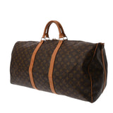 LOUIS VUITTON ルイヴィトン モノグラム キーポル バンドリエール 60 ブラウン M41412 ユニセックス モノグラムキャンバス ボストンバッグ Bランク 中古 銀蔵