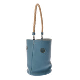HERMES エルメス マンジョワール PM ブルージーン □I刻印(2005年頃) レディース トリヨンクレマンス ハンドバッグ ABランク 中古 銀蔵