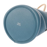 HERMES エルメス マンジョワール PM ブルージーン □I刻印(2005年頃) レディース トリヨンクレマンス ハンドバッグ ABランク 中古 銀蔵