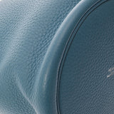 HERMES エルメス マンジョワール PM ブルージーン □I刻印(2005年頃) レディース トリヨンクレマンス ハンドバッグ ABランク 中古 銀蔵