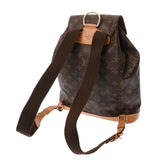 LOUIS VUITTON ルイヴィトン モノグラム モンスリ GM ブラウン M51135 ユニセックス モノグラムキャンバス リュック・デイパック Bランク 中古 銀蔵