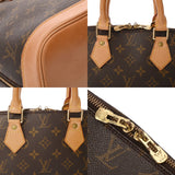 LOUIS VUITTON ルイヴィトン モノグラム アルマ 旧型 ブラウン M51130 レディース モノグラムキャンバス ハンドバッグ Aランク 中古 銀蔵