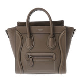CELINE セリーヌ ラゲージ ナノ 2WAY スリ 189243DRU.09SO レディース ドラムドカーフ ハンドバッグ Aランク 中古 銀蔵