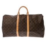 LOUIS VUITTON ルイヴィトン モノグラム キーポル バンドリエール 55 ブラウン M41414 ユニセックス モノグラムキャンバス ボストンバッグ ABランク 中古 銀蔵