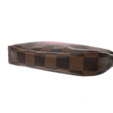 LOUIS VUITTON ルイヴィトン ダミエ ミニポシェットアクセソワール ブラウン N58011 レディース ダミエキャンバス アクセサリーポーチ Aランク 中古 銀蔵