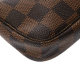 LOUIS VUITTON ルイヴィトン ダミエ ミニポシェットアクセソワール ブラウン N58011 レディース ダミエキャンバス アクセサリーポーチ Aランク 中古 銀蔵