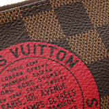 LOUIS VUITTON ルイヴィトン ダミエ ミニポシェットアクセソワール ブラウン N58011 レディース ダミエキャンバス アクセサリーポーチ Aランク 中古 銀蔵