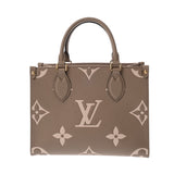 LOUIS VUITTON ルイヴィトン モノグラムアンプラント オンザゴー PM 2WAY トゥルトレール/クレーム M45779 レディース レザー ハンドバッグ Aランク 中古 銀蔵
