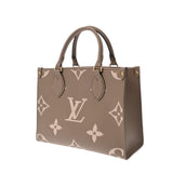 LOUIS VUITTON ルイヴィトン モノグラムアンプラント オンザゴー PM 2WAY トゥルトレール/クレーム M45779 レディース レザー ハンドバッグ Aランク 中古 銀蔵