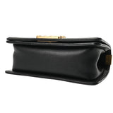 CHANEL シャネル ボーイシャネル ハンドバッグ 20cm ブラック A67085 レディース キャビアスキン ショルダーバッグ Aランク 中古 銀蔵