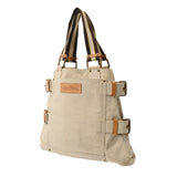 LOUIS VUITTON ルイヴィトン グローブショッパーMM 06年 クルーズコレクション ベージュ M95114 ユニセックス キャンバス/レザー トートバッグ Bランク 中古 銀蔵