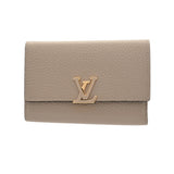 LOUIS VUITTON ルイヴィトン ポルトフォイユ カプシーヌ コンパクト ガレ M62159 レディース トリヨンレザー 三つ折り財布 ABランク 中古 銀蔵