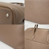 HERMES エルメス ボリード 1923 30 エトゥープ □K刻印(2007年頃) レディース ヴォーシッキム ハンドバッグ ABランク 中古 銀蔵