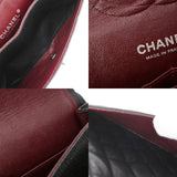 CHANEL シャネル マトラッセ Wフラップ Wチェーンショルダー 25cm ブラック A01112 レディース キャビアスキン ショルダーバッグ ABランク 中古 銀蔵