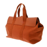 HERMES エルメス ヴァルパライソ GM オレンジ ユニセックス トワルシェブロン/ヴォーグミ ハンドバッグ ABランク 中古 銀蔵