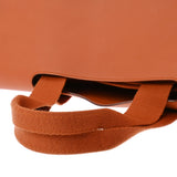 HERMES エルメス ヴァルパライソ GM オレンジ ユニセックス トワルシェブロン/ヴォーグミ ハンドバッグ ABランク 中古 銀蔵