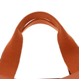 HERMES エルメス ヴァルパライソ GM オレンジ ユニセックス トワルシェブロン/ヴォーグミ ハンドバッグ ABランク 中古 銀蔵