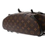LOUIS VUITTON ルイヴィトン モノグラムマカサー クリストファー MM ブラウン/ブラック M43735 メンズ モノグラムキャンバス リュック・デイパック Aランク 中古 銀蔵
