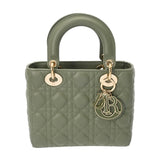 CHRISTIAN DIOR クリスチャンディオール カナージュ Lady Dior MY ABC DIORバッグ レディース ラムスキン ショルダーバッグ Aランク 中古 銀蔵