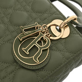 CHRISTIAN DIOR クリスチャンディオール カナージュ Lady Dior MY ABC DIORバッグ レディース ラムスキン ショルダーバッグ Aランク 中古 銀蔵