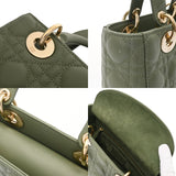 CHRISTIAN DIOR クリスチャンディオール カナージュ Lady Dior MY ABC DIORバッグ レディース ラムスキン ショルダーバッグ Aランク 中古 銀蔵