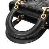CHRISTIAN DIOR クリスチャンディオール カナージュ レディース ラムスキン ショルダーバッグ Aランク 中古 銀蔵