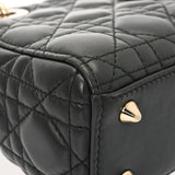 CHRISTIAN DIOR クリスチャンディオール カナージュ レディース ラムスキン ショルダーバッグ Aランク 中古 銀蔵