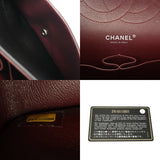 CHANEL シャネル マトラッセ WフラップWチェーンショルダー 30cm ブラック A58600 レディース キャビアスキン ショルダーバッグ Aランク 中古 銀蔵