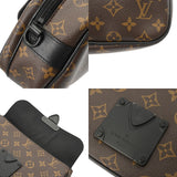LOUIS VUITTON ルイヴィトン モノグラムマカサー Sロック メッセンジャー 2WAY ブラウン/ブラック M45806 メンズ モノグラムキャンバス ショルダーバッグ ABランク 中古 銀蔵