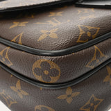 LOUIS VUITTON ルイヴィトン モノグラムマカサー Sロック メッセンジャー 2WAY ブラウン/ブラック M45806 メンズ モノグラムキャンバス ショルダーバッグ ABランク 中古 銀蔵
