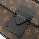 LOUIS VUITTON ルイヴィトン モノグラムマカサー Sロック メッセンジャー 2WAY ブラウン/ブラック M45806 メンズ モノグラムキャンバス ショルダーバッグ ABランク 中古 銀蔵