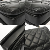 CHANEL シャネル マトラッセ トレンディCC トップハンドルフラップバッグ ブラック A92236 レディース ラムスキン ハンドバッグ Aランク 中古 銀蔵