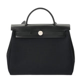 HERMES エルメス エールバッグ ジップ PM ブラック W刻印(2024年頃) レディース トワルミリタリー/ヴァッシュハンター 2WAYバッグ Aランク 中古 銀蔵