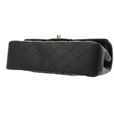 CHANEL シャネル マトラッセ チェーンショルダー 23cm Wフラップ ブラック A01113 レディース キャビアスキン ショルダーバッグ Aランク 中古 銀蔵
