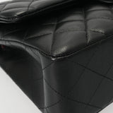 CHANEL シャネル マトラッセ クラシックスモールハンドバッグ 23cm ブラック A01113 レディース ラムスキン ショルダーバッグ Aランク 中古 銀蔵