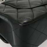 CHANEL シャネル マトラッセ クラシックスモールハンドバッグ 23cm ブラック A01113 レディース ラムスキン ショルダーバッグ Aランク 中古 銀蔵